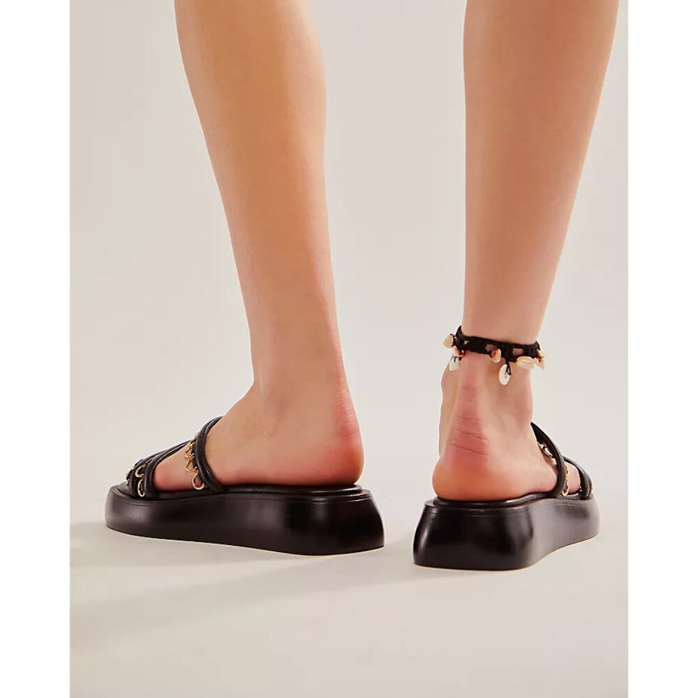 🎉LAST CHANCE🎉 FREE PEOPLE Midas Touch Slide / Black - Picture 2 of 10